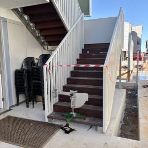 Slip testing stair treads